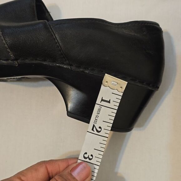 Dansko Tenley Women Black Gray Leather Comfort Shoe  Size 40(10 us) - Picture 7 of 8